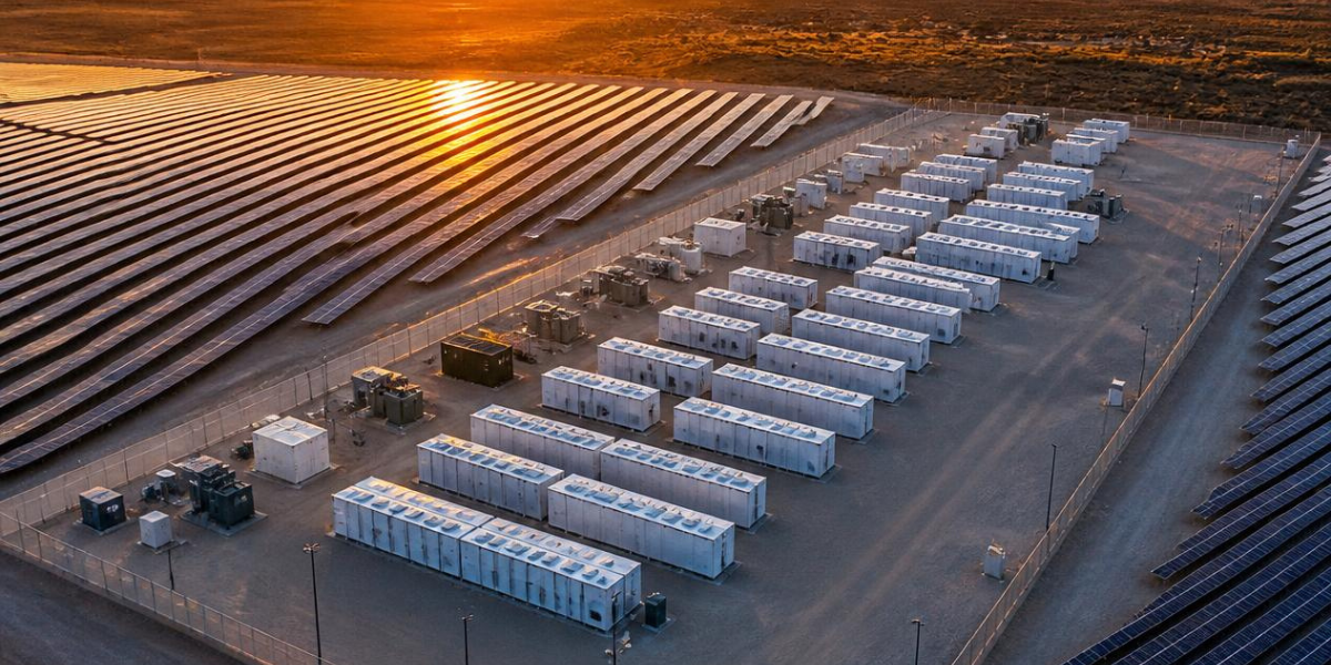 Battery energy storage system (BESS) containers installed at a commercial site in NSW, ahead of the Rounds 2–5 incentive