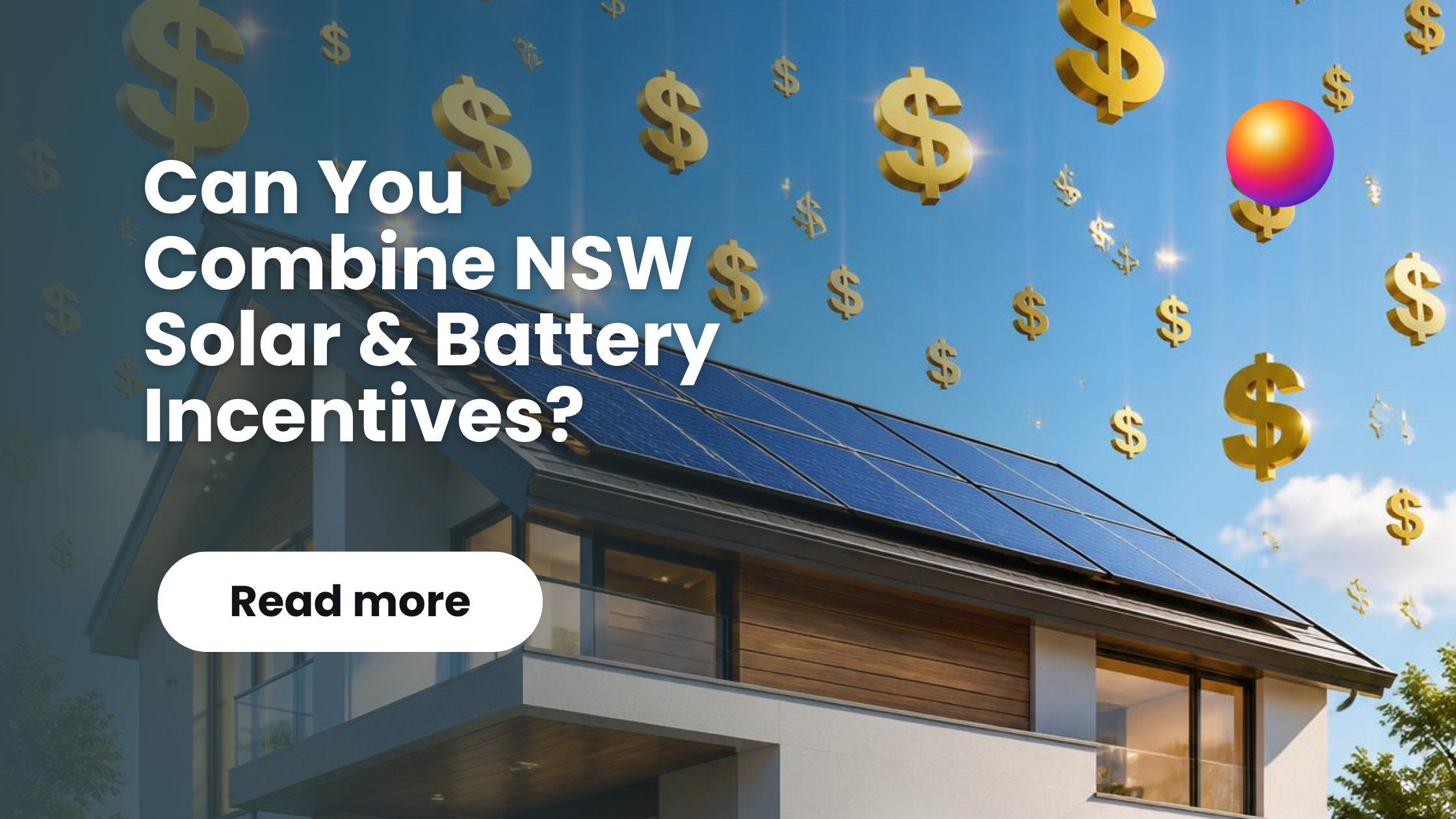 Australian home with rooftop solar and battery storage illustrating the NSW Home Energy Saver loan and other solar and battery incentives.
